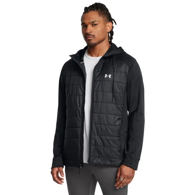 Under Armour Fleece Swacket (1385846-001) - Μαύρο - M