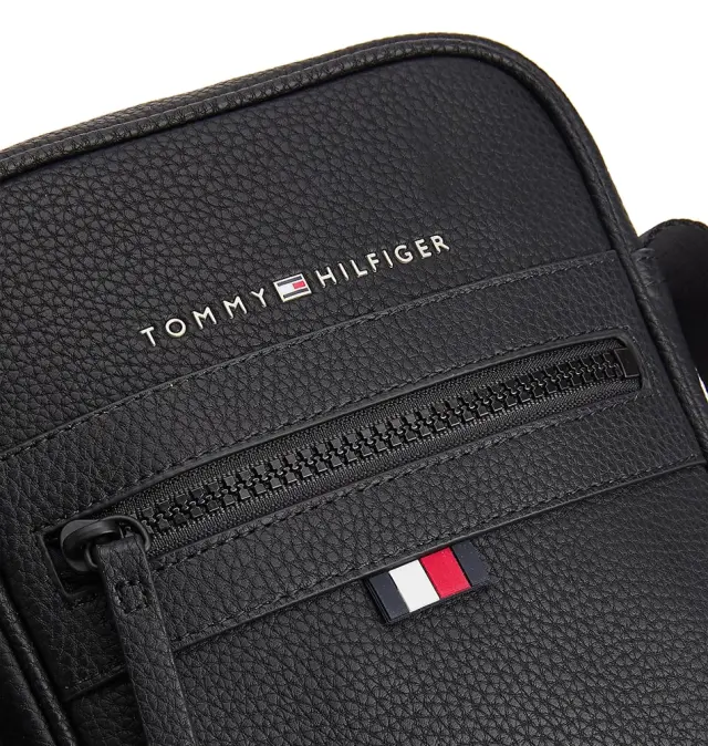 Τσάντα TOMMY HILFIGER 9504 Essential Mini Reporter Μαύρο 3