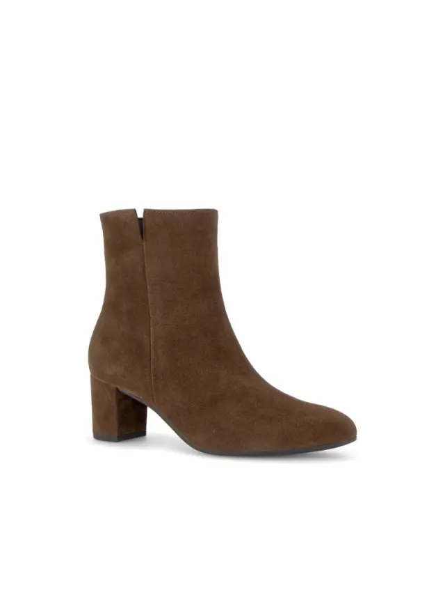 Gabor Μποτάκια με Τακούνι Γυναικείο δέρμα Nubuck Καφέ GAB/803704 002-CACAO - 39 2