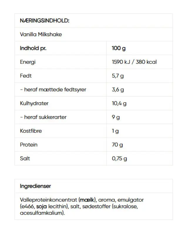 Wispy Whey Protein Vanilla Milkshake, 1000 g 2