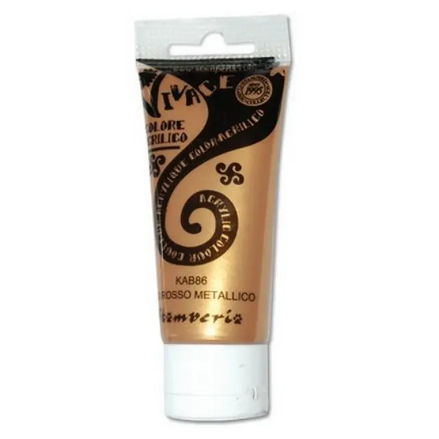 Χρώμα Vivace Stamperia 60ml, Metallic Red Gold
