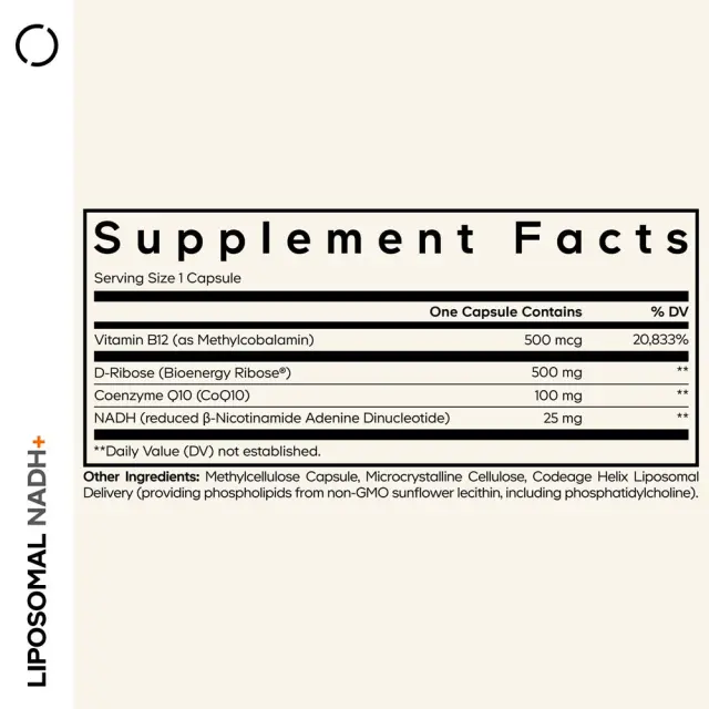 Codeage Liposomal NADH+ 2