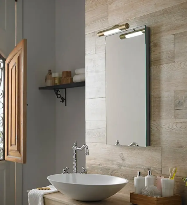 ΦΩΤΙΣΤΙΚΟ ΜΠΑΝΙΟΥ FOCCO ANDREA LED 284MM 5W 5700Κ ΑΝΤΙΚΕ 2