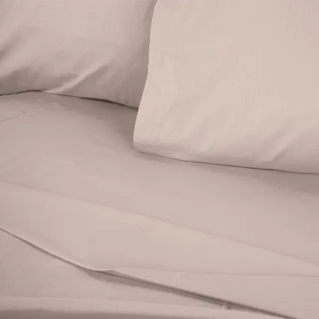 Σεντόνι Tonne Cotton Box Διπλό (240x260) χρώμα μπεζ 3