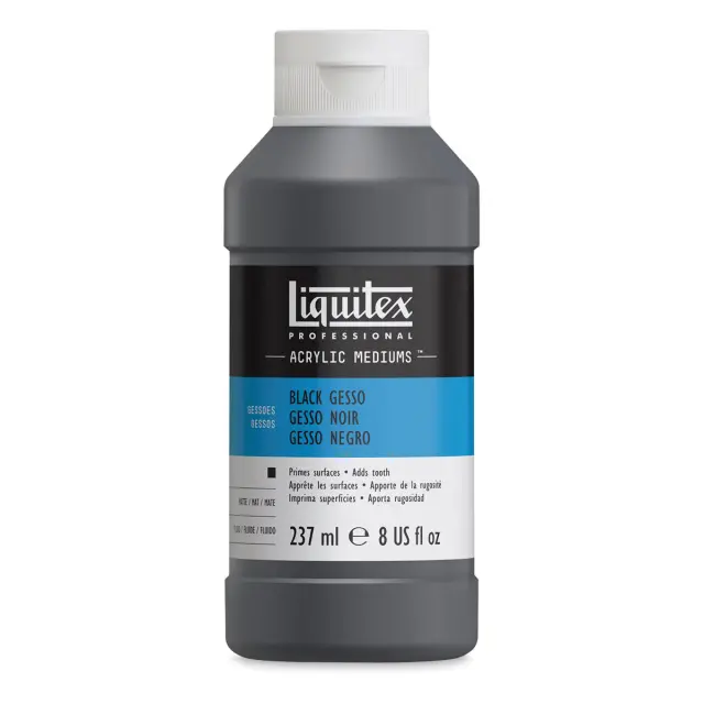 Liquitex Μαύρο Gesso - 237ml