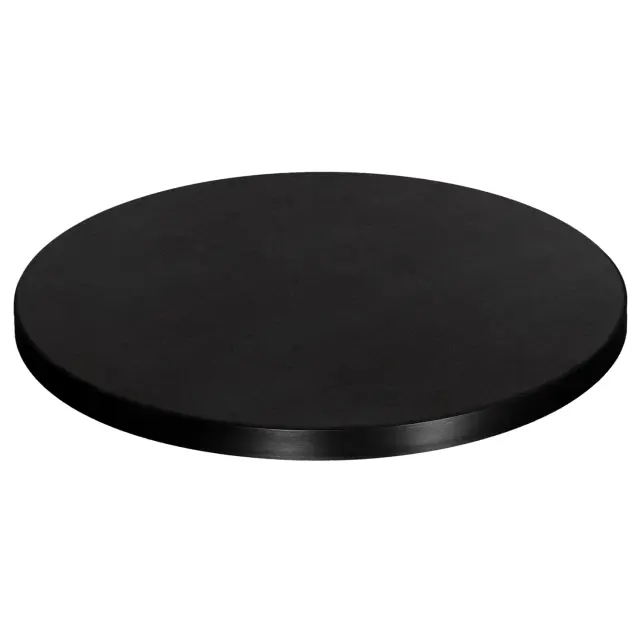 ΕΠΙΦΑΝΕΙΑ ΤΡΑΠΕΖΙΟΥ SINTERED STONE FB96652.01 ΜΑΥΡΗ ΜΕ ΠΛΑΙΣΙΟ ALU ΜΑΥΡO Φ60εκ.