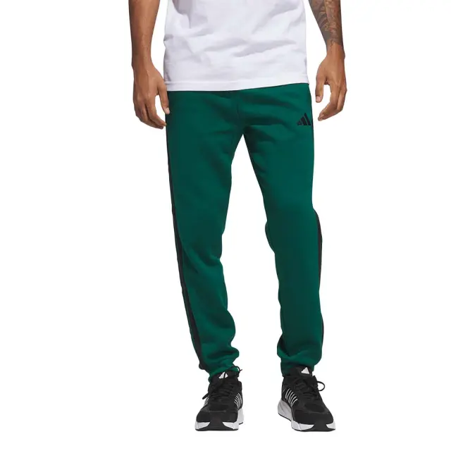 adidas Sportswear Men's 3Stripes Fleece Tapered Cut Pant Πράσινο JD1860 (adidas Sportswear)