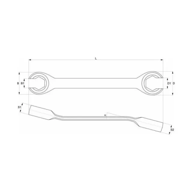 Yato YT-0138 Ρακορόκλειδο 15x17mm 2