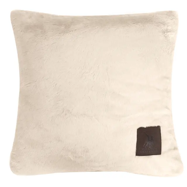 Διακοσμητικό Μαξιλάρι 40x40 Με Γέμιση Premium Greenwich Polo Club 3968 Ivory 100% Πολυέστερ