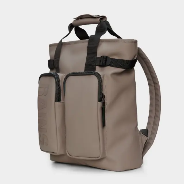 Αδιάβροχο Σακίδιο Πλάτης Rains Texel Tote Backpack W3 14240-173 Cinder Καφέ - ONESIZE 2