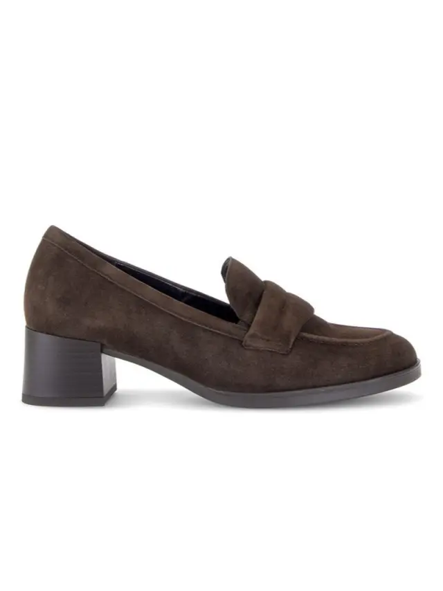 Gabor Μοκασίνια-Loafers Γυναικείο δέρμα Nubuck Καφέ GAB/72134 005-MOCCA - 37 3