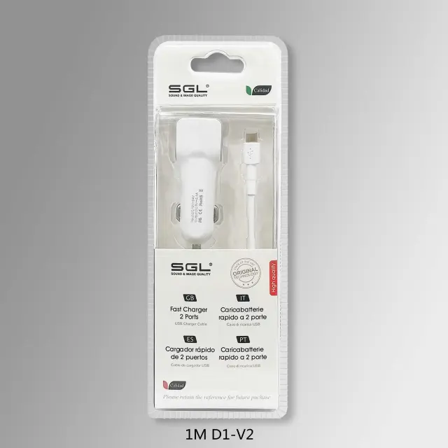 Φορτιστής αυτοκινήτου - TypeC - 1m - D1-V2 - 110213T 2