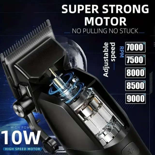 Kemei Κουρευτική Μηχανή KM-1858 - Hair clipper professional 069262 2