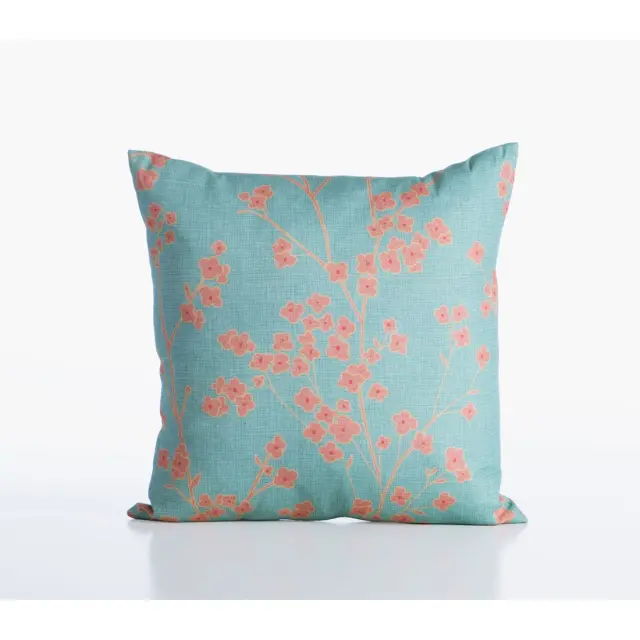 ΔΙΑΚΟΣΜΗΤΙΚΟ ΜΑΞΙΛΑΡΙ FLORIVA 45X45 NEF-NEF HOMEWARE, ΥΦΑΣΜΑ:100% BAMB-ΕΣΩΤ:100% ΠΟΛ - AQUA (039516)