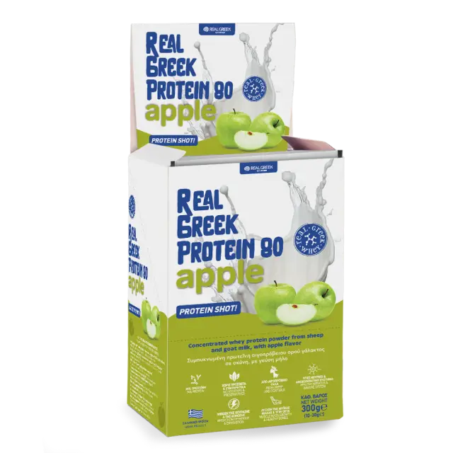 Protein Shot Box: Shot Πρωτεΐνης με γεύση Μήλο – 10 τμχ 2