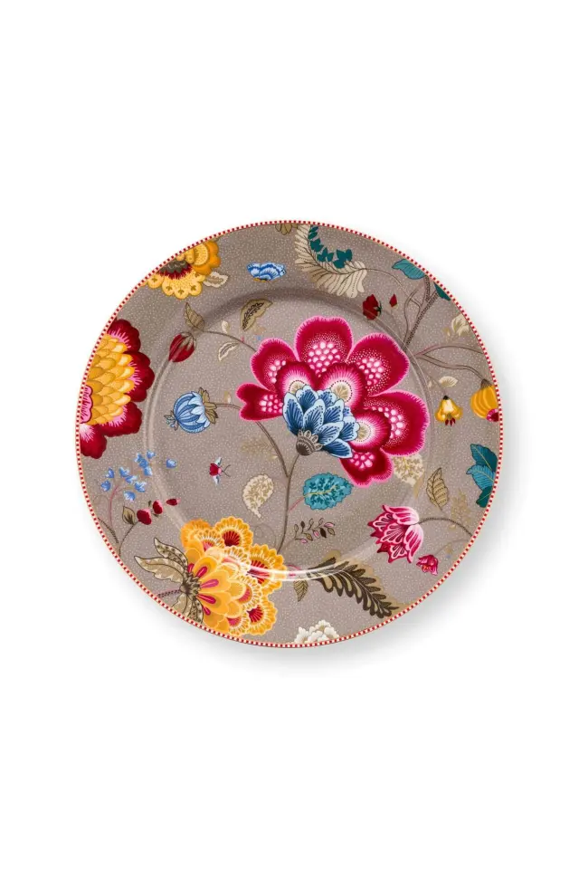 PIP STUDIO - ΠΟΡΣΕΛΑΝΙΝΗ ΠΙΑΤΕΛΑ BLOOMING TALES KHAKI 32cm - One size