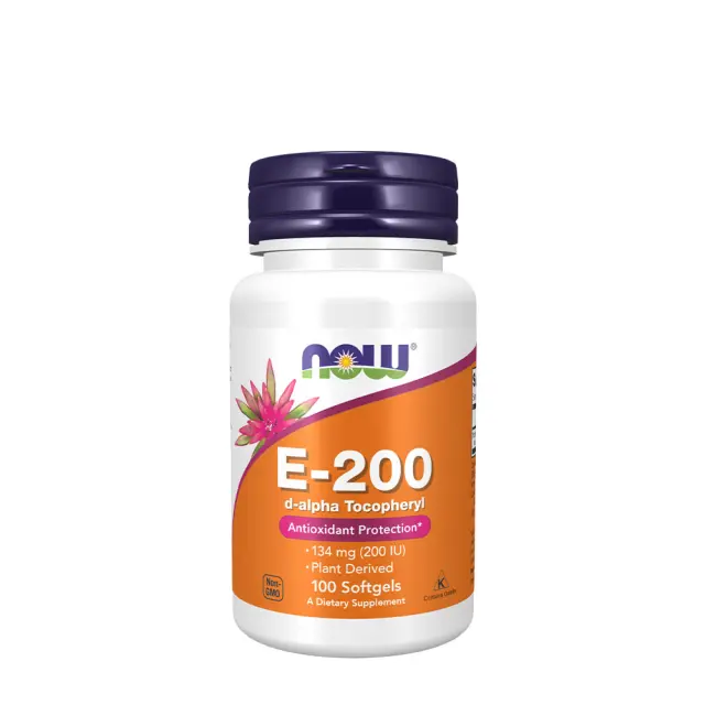 Now Foods Vitamin E-200 D-Alpha Tocopheryl