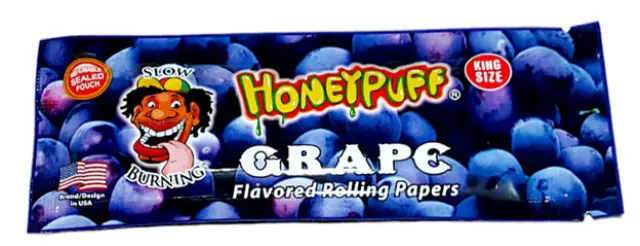 Honey Puff Χαρτάκια King Size Slim 32φ - Grape