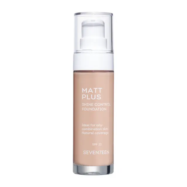 Seventeen Matt Plus Liquid Foundation SPF20+ 30ml | 01 Light Beige