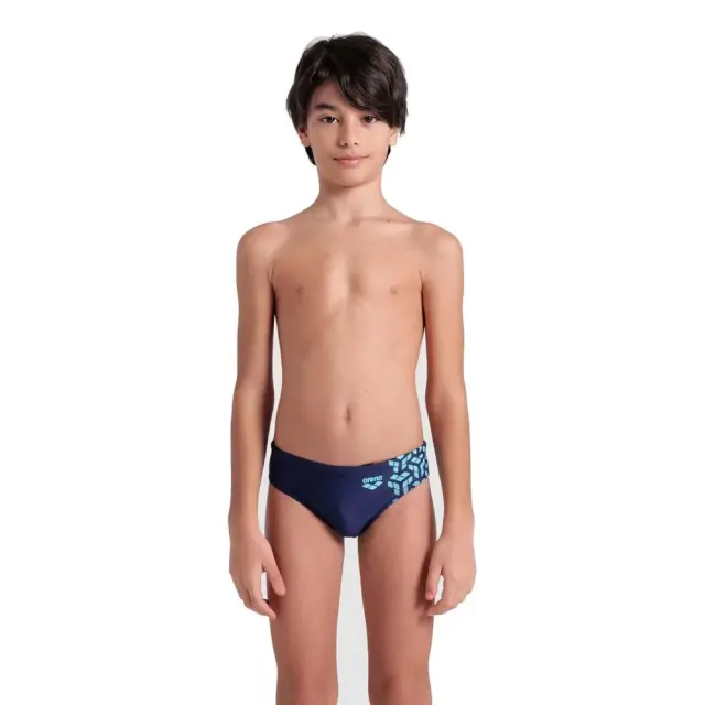 Arena Boy's Kikko V Graphic Swim Briefs Slip Μπλε Βαθύ 006722-780 (Arena)