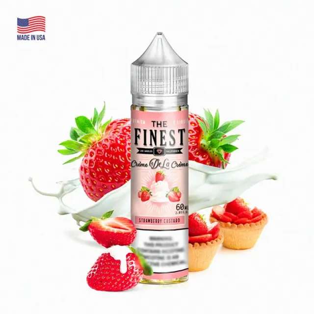The Finest Flavor Shot Strawberry Custard 20ml/60ml 60ml