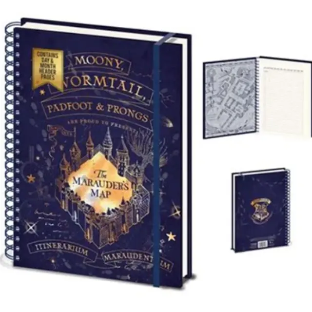 Pyramid Σημειωματάριο Harry Potter Marauders Map - Wiro Notebook A4 (SR74013)