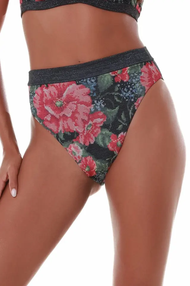 Μαγιό Μπικίνι Slip Ψηλόμεσο Bluepoint 25065015 ΜΑΥΡΟ - S