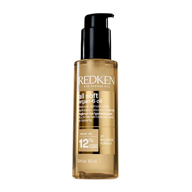 Redken All Soft Λάδι Με 6 Μοναδικά Οφέλη Για Αφυδατωμένα Μαλλιά 100ml