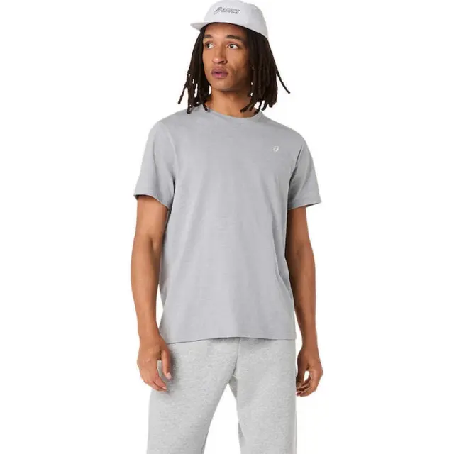 Asics Men's Spiral Embroidery Shortsleeve T-Shirt Γκρι 2031F458-020 (Asics)