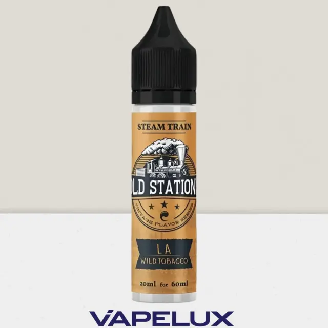 Steam Train Flavor Shot LA Wild Tobacco Old Station Series 20ml/60ml 60ml 2
