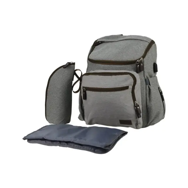 Τσάντα Αλλαξιέρα Πλάτης Bebe Stars με USB Pure 590-182 2