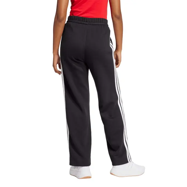 adidas Sportswear Women's 3-Stripes Open Hem Fleece Pants Μαύρο JE1300 (adidas Sportswear) - XSmall 2