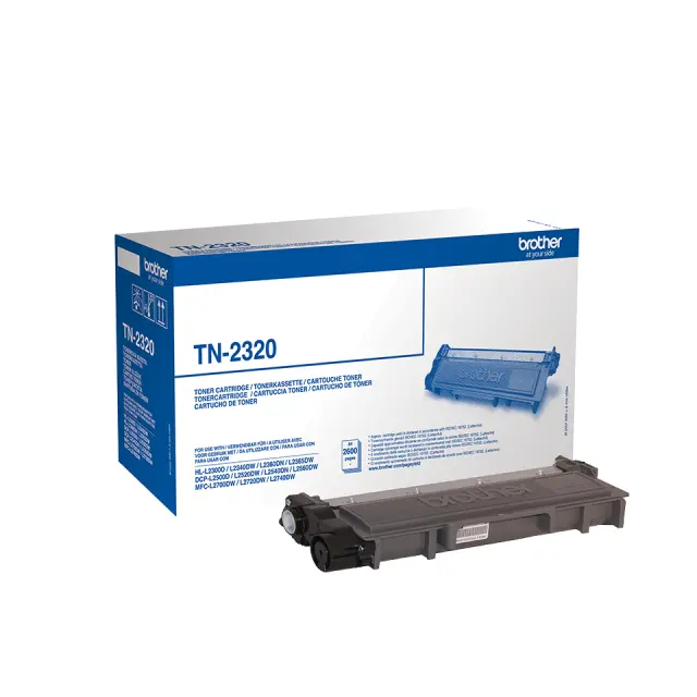 Brother TN-2320 Γνήσιο Toner Laser Εκτυπωτή Μαύρο High Capacity 2600 Σελίδων TN-2320