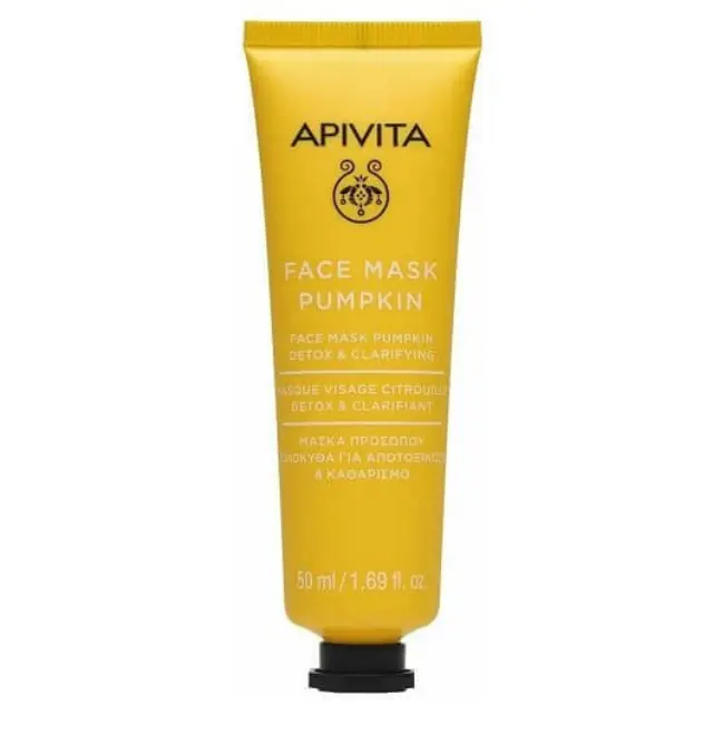 Apivita Express Beauty Face Mask Pumpkin Μάσκα Προσώπου με Κολοκύθα για Αποτοξίνωση, 50ml