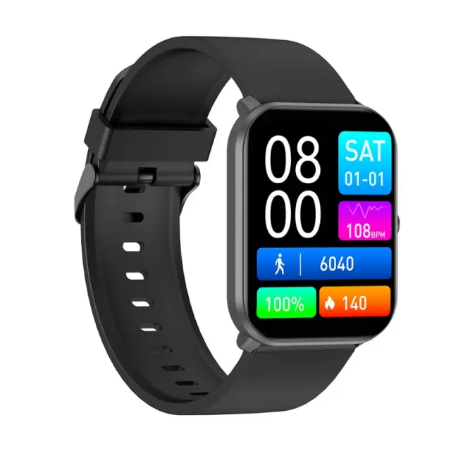 Maxcom Smartwatch Fit FW36 Aurum SE 220mAh Μαύρο Silicon Band 3