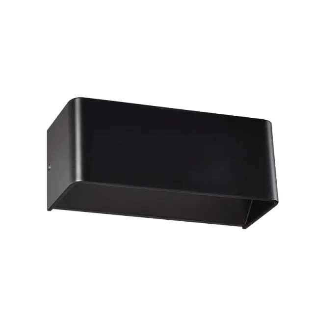 NEPHELE-ΦΩΤΙΣΤΙΚΟ ΕΠΙΤΟΙΧΟ ΜΑΥΡΟ ΜΑΤ ΜΕΤΑΛΛΙΚΟ LED COB 2X3W 3000K 560LM IP20 25X10X10CM / L35037LBK