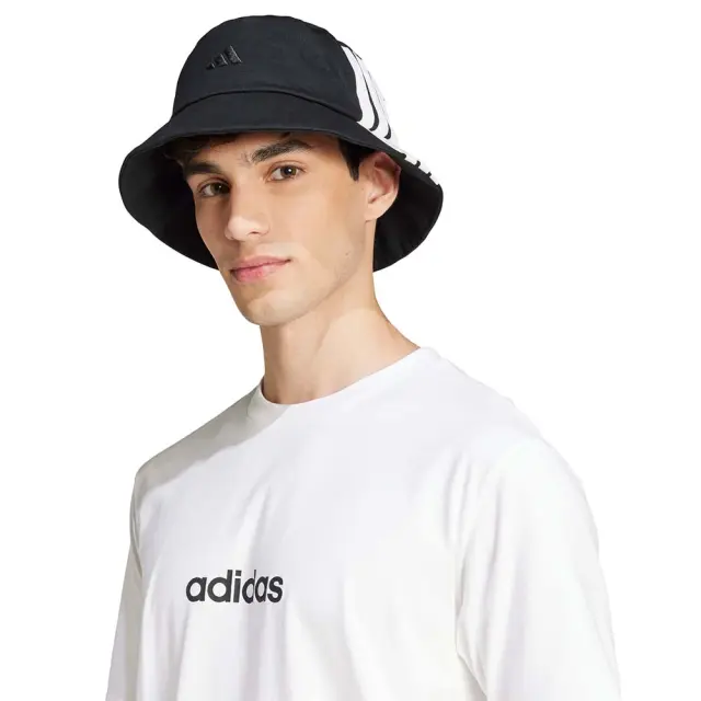 adidas Performance Adult Sportswear 3Stripes Bucket Cap Μαύρο JE5660 (adidas Performance) - One Size 3