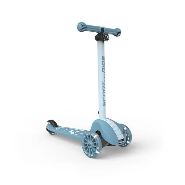 Scoot & Ride Highwaykick 3S LED with 2in1 Control System Steel (S00933)