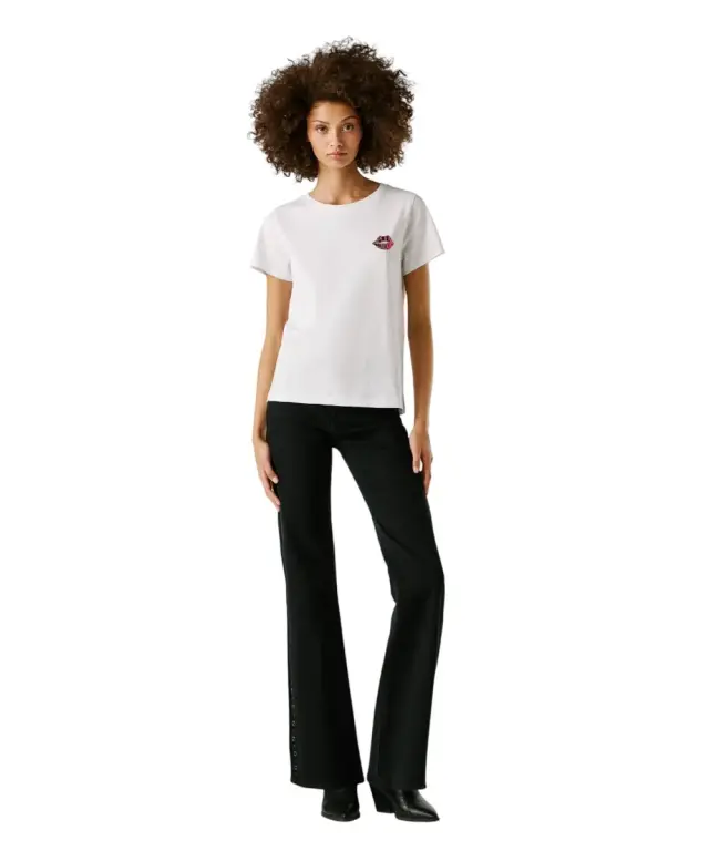 Pepe Jeans - Γυναικείο T-shirt Brule PL5000082-800 Λευκό - XS 3