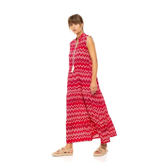 Beachwear Long Rasberry Rainbow B628 Τύπος Pink Label Beachwear - XXL 3
