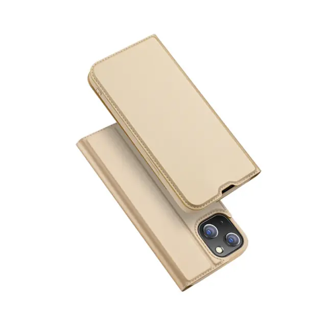Dux Ducis Skin Pro Series Θήκη Book για Apple iPhone 13 Χρυσή