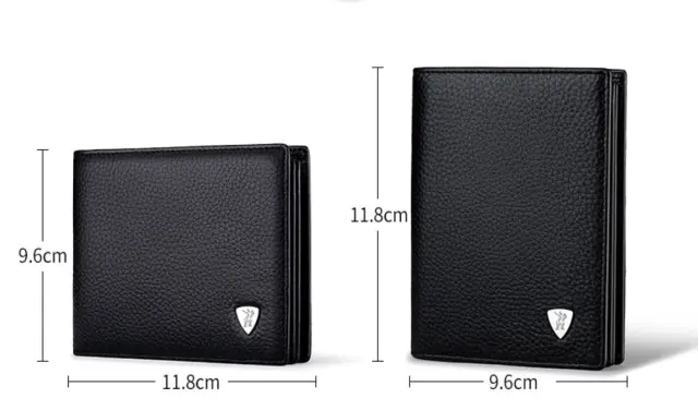 Δερμάτινο Ανδρικό πορτοφόλι William Polo 213 black - One Size 3