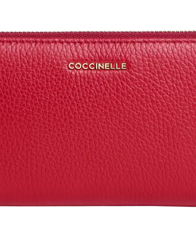 Coccinelle - Γυναικείο Πορτοφόλι Metallic Large E2MW5113201-R02 Κόκκινο 3