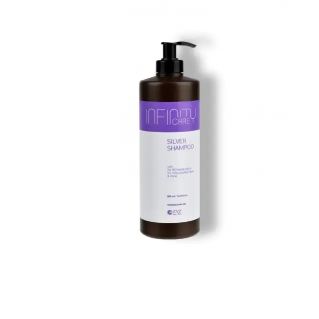 Infinity Care Silver Shampoo 500ml - (σαμπουάν για γκρίζα και πολύ ανοιχτά μαλλιά)