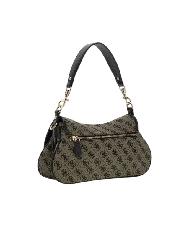 Guess - Γυναικεία Τσάντα Ώμου/Χειρός Samantha HWJT2313190-BLO Μαύρο 3