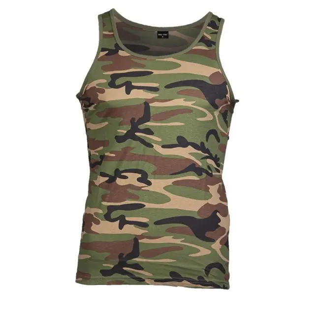Mil-Tec Tank-Top - Φανελάκι Παραλλαγής για Τακτική- Καθημερινή Χρήση - 51-Woodland Camo