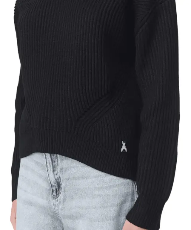 Patrizia Pepe - Γυναικείο Πουλόβερ Ribbed sweater 2K0214-K9O3A-K103 Μαύρο 3