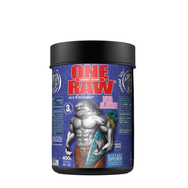 Zoomad Labs One Raw® Beta-alanine Cherry Bomb, 400 g