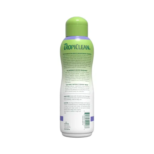 Tropiclean Ultra White Brightening Σαμπουάν Σκύλου & Γάτας 355ml Μονόχρωμο 2