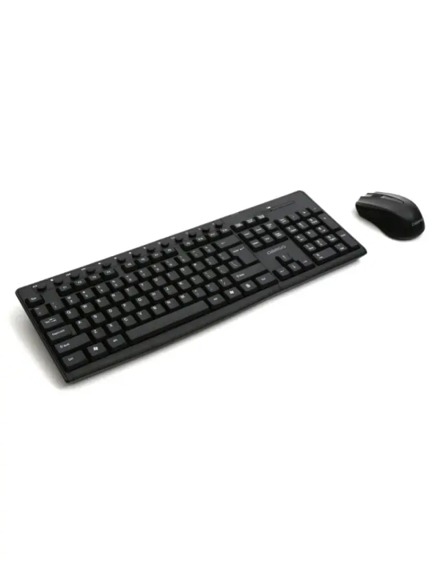 KEYBOARD + MOUSE OMEGA ΕΛΛΗΝΙΚΟ OKM071B M-MEDIA W-LESS SET 2.4 GHZ BLACK [43743] 2